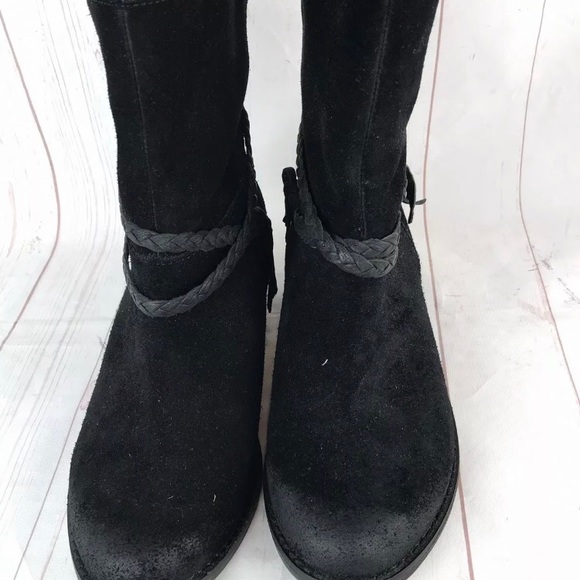 Anthropologie Latigo Black Suede Boots - Picture 2 of 5